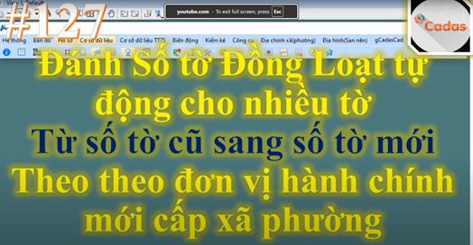 Đánh Số tờ Đồng Loạt tự động cho nhiều tờ, Từ số tờ cũ sang số tờ mới, Theo DVHC mới cấp xã. 2 Đánh Số tờ Đồng Loạt tự động cho nhiều tờ, Từ số tờ cũ sang số tờ mới, Theo DVHC mới cấp xã.