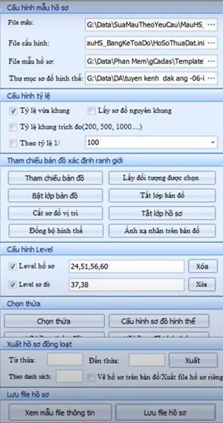 Xuất Bảng Kê Tọa gốc ranh trong ứng dụng gCadas 2025 10 Xuất Bảng Kê Tọa gốc ranh trong ứng dụng gCadas 2025