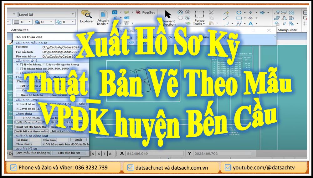 Xuất Hồ Sơ Kỹ Thuật_Bản Vẽ Theo Mẫu VPĐK huyện Bến Cầu