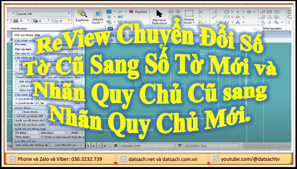 ReView Chuyển Đổi Số Tờ Cũ Sang Số Tờ Mới và Nhãn Quy Chủ Cũ sang Nhãn Quy Chủ Mới.