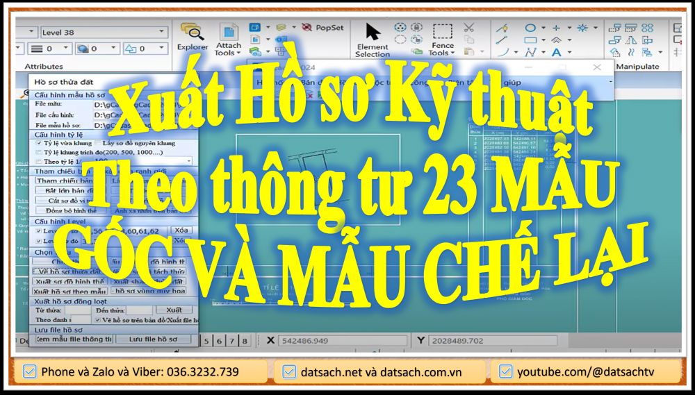 Xuất Hồ sơ Kỹ thuật Theo thông tư 23 MẪU GỐC VÀ MẪU CHẾ LẠI