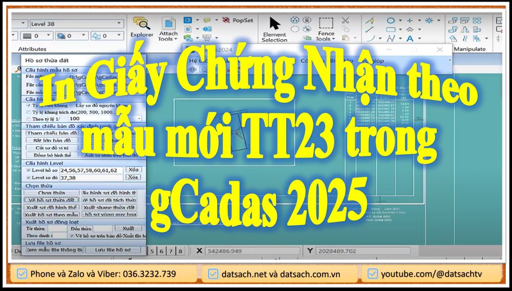 In Giấy Chứng Nhận theo mẫu mới TT23 trong gCadas 2025 1 In Giấy Chứng Nhận theo mẫu mới TT23 trong gCadas 2025