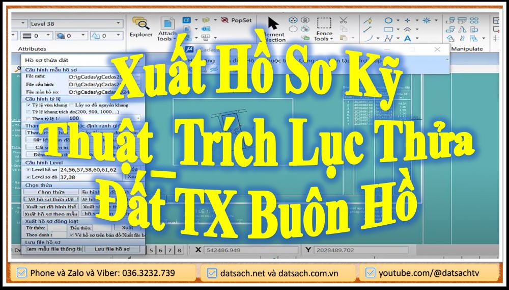 Xuất Hồ Sơ Kỹ Thuật_Trích Lục Thửa Đất TX Buôn Hồ