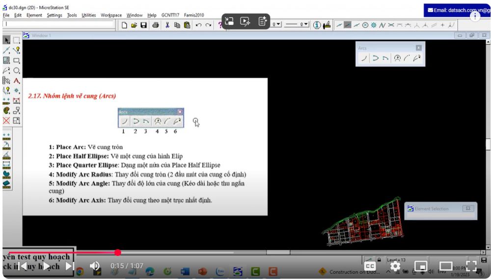 2.6. Nhóm lệnh vẽ cung (Arcs)