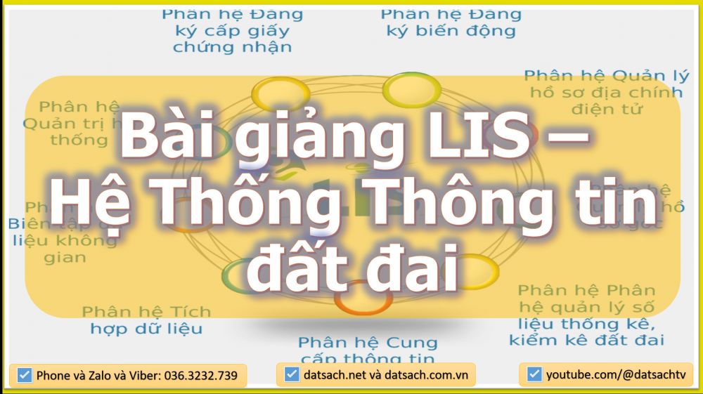 Bài giảng LIS - Hệ Thống Thông tin đất đai