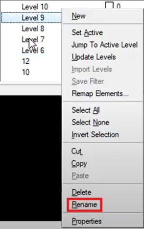 Hướng dẫn Xóa Lớp (Delete Level) trong Phần Mềm MicroStaion V8i