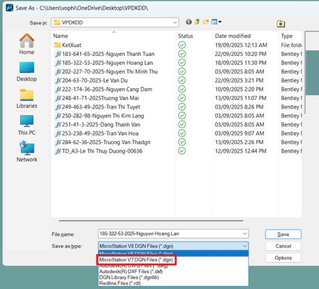 Chuyển Đổi Định Dạng File Từ Microstation V8i Sang V7 Và Ngược Lại