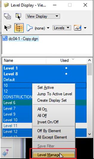 Hướng Dẫn Lock Và Bỏ Lock Đối Tượng trong MicroStaion