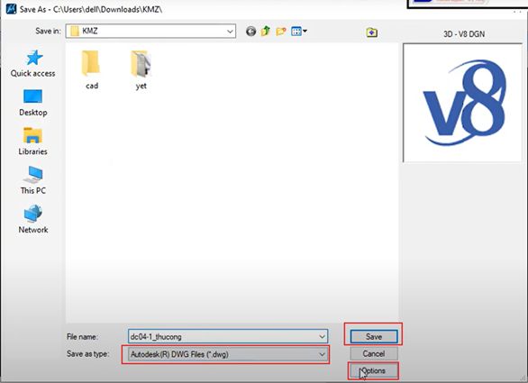 Chuyển MicroStation Thủ Công và Tự Động Đồng Loạt sang AuCad