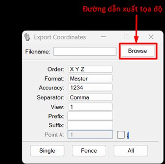 Cách Lấy Tọa Độ Nhanh Nhất, Để Phục Vụ Làm Phiếu Kiểm Tra Tọa Độ MicroStaion V8i