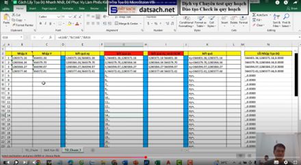 Cách Lấy Tọa Độ Nhanh Nhất, Để Phục Vụ Làm Phiếu Kiểm Tra Tọa Độ Từ gCadas