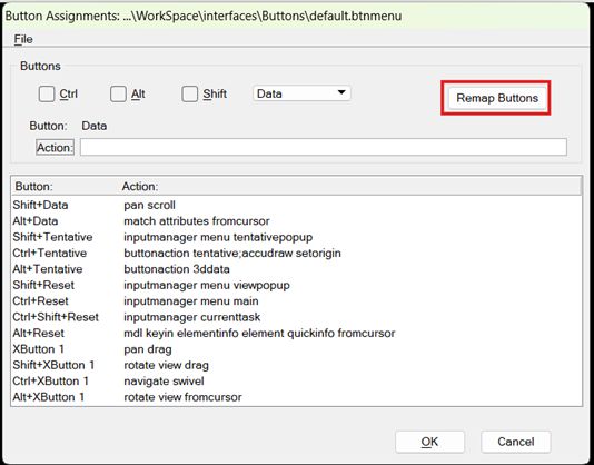 Đổi Chế Độ Bắt Điểm từ Bấm 02 Chuột Trái và Phải thành Chuột Giữa Bằng MicroStaion V8i.