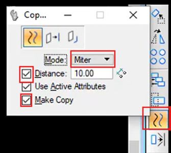 Hướng dẫn sử dụng công cụ dịch chuyển song song (Move Parallel) Trong MicroStaion V8i