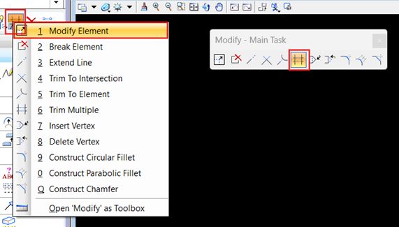 Hướng dẫn sử dụng công cụ dịch chuyển song song (Move Parallel) Trong MicroStaion V8i