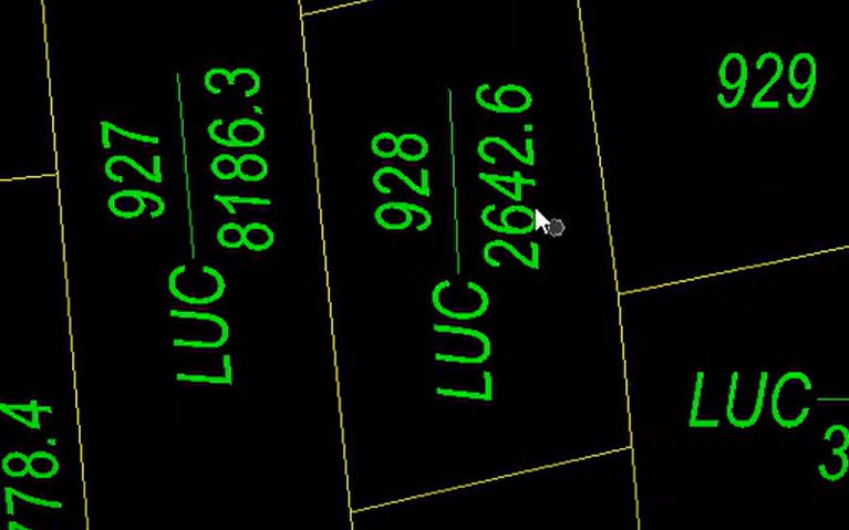 CÔNG CỤ_TIỆN ÍCH CHO LINE_Chuyển Màu, Lớp cho line trong nhãn địa chính của ứng dụng 5 A black background with green numbersAI-generated content may be incorrect.