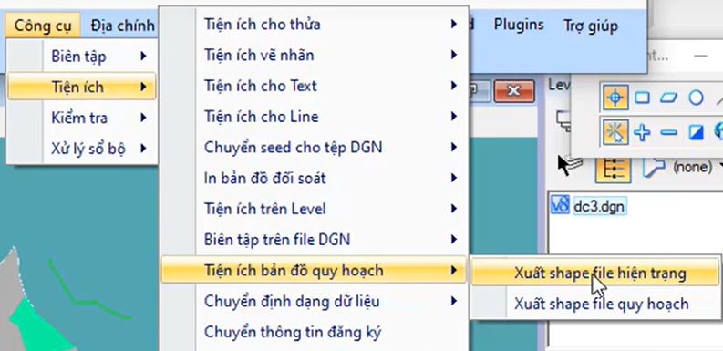CÔNG CỤ_TIỆN ÍCH BẢN ĐỒ QUY HOẠCH_Xuất shapfile Hiện Trạng và Quy Hoạch trong ứng dụng gCadas 2 CÔNG CỤ_TIỆN ÍCH BẢN ĐỒ QUY HOẠCH_Xuất shapfile Hiện Trạng và Quy Hoạch trong ứng dụng gCadas