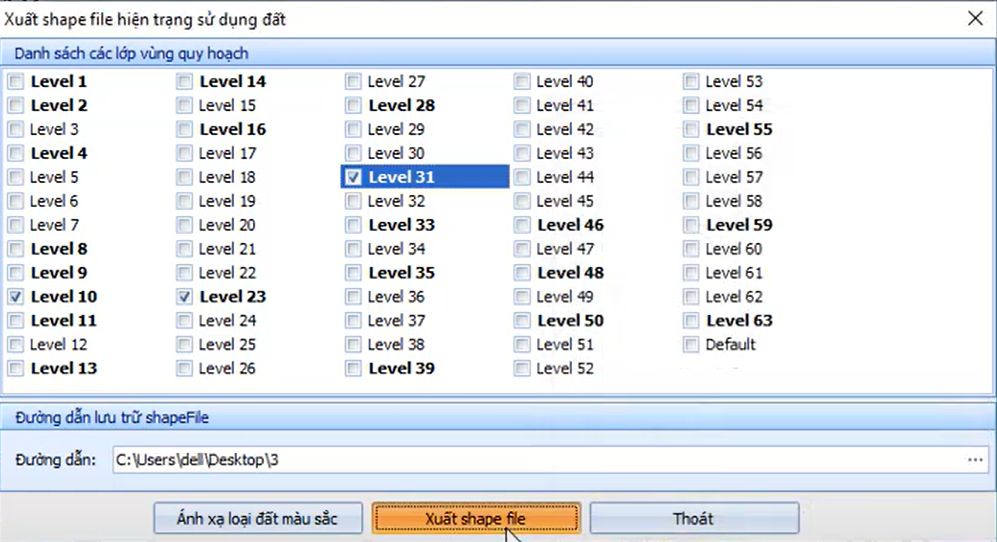CÔNG CỤ_TIỆN ÍCH BẢN ĐỒ QUY HOẠCH_Xuất shapfile Hiện Trạng và Quy Hoạch trong ứng dụng gCadas 3 CÔNG CỤ_TIỆN ÍCH BẢN ĐỒ QUY HOẠCH_Xuất shapfile Hiện Trạng và Quy Hoạch trong ứng dụng gCadas