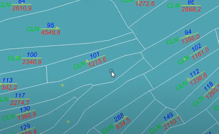 CÔNG CỤ_Chuyển nhãn địa chính 3 màu trong ứng dụng gCadas 5 CÔNG CỤ_Chuyển nhãn địa chính 3 màu trong ứng dụng gCadas