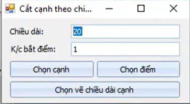 CÔNG CỤ_BIÊN TẬP TRÊN FILE DGN_Cắt cạnh theo chiều dài trong ứng dụng gCadas 4 CÔNG CỤ_BIÊN TẬP TRÊN FILE DGN_Cắt cạnh theo chiều dài trong ứng dụng gCadas