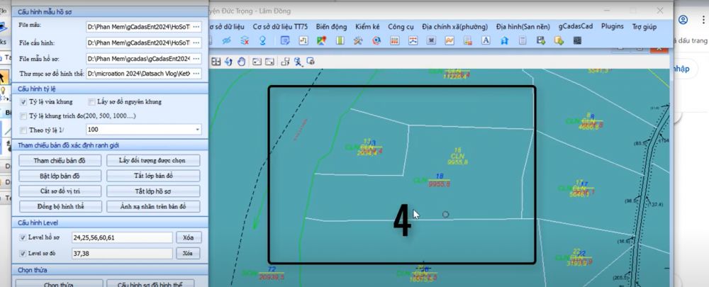 ĐỊA CHÍNH XÃ PHƯỜNG_Trích Đo thửa đất TỰ ĐỘNG theo Nghị Định 101 của gCadas 2024 cập nhật.