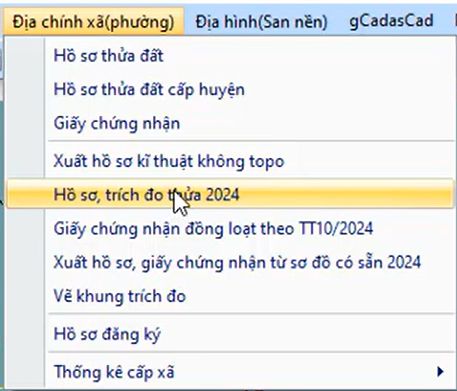 ĐỊA CHÍNH XÃ PHƯỜNG_Trích Đo Hợp thửa đất BÁN TỰ ĐỘNG theo Nghị Định 101 của gCadas 2024