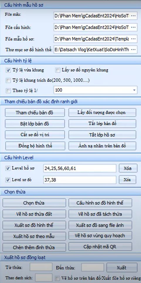 ĐỊA CHÍNH XÃ PHƯỜNG_Trích Đo Hợp thửa đất BÁN TỰ ĐỘNG theo Nghị Định 101 của gCadas 2024