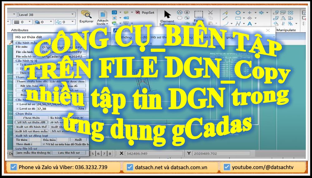 CÔNG CỤ_BIÊN TẬP TRÊN FILE DGN_Copy nhiều tập tin DGN trong ứng dụng gCadas