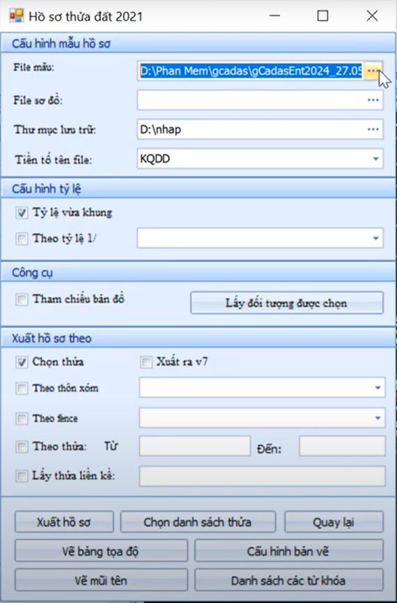 HỒ SƠ ĐẤT CẤP HUYỆN_Hồ Sơ Kỹ Thuật_trong ứng dụng gCadas 2024