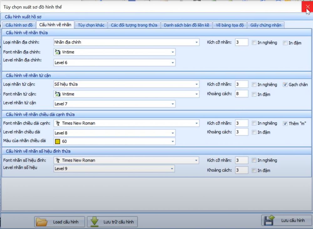 HỒ SƠ ĐẤT CẤP HUYỆN_Xuất Kết Quả Đo Đạc_trong ứng dụng gCadas 2024