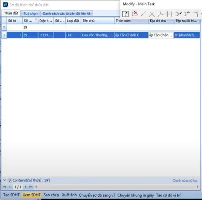 QUY HOẠCH DẠNG Vùng_tính diện tích GPMB_Tạo Sơ Đồ Hình Thể, Xuất hồ sơ kỹ thuật thửa đất