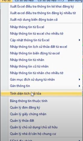 103. Tính diện tích GPMB dự án_Chỉ có ranh dự án cần tính diện tích trong dự án và ngoài dự án.
