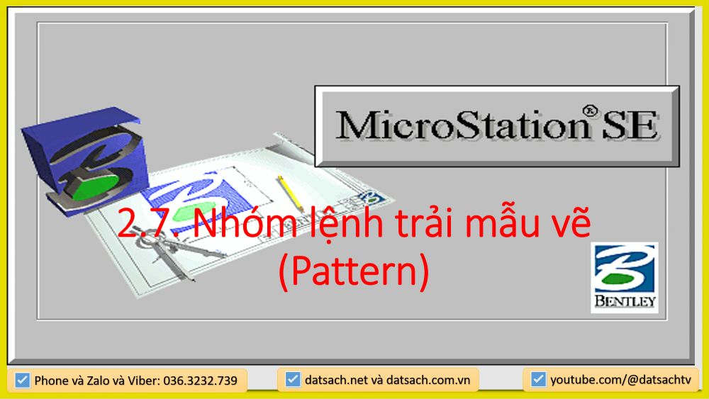 2.7. Nhóm lệnh trải mẫu vẽ (Pattern)