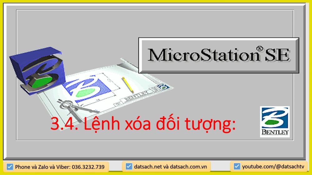 3.4. Lệnh xóa đối tượng: