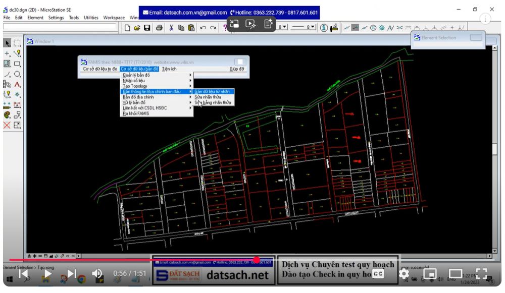 2.2. Làm việc với Modul “cơ sở dữ liệu bản đồ”. 6 2.2. Làm việc với Modul “cơ sở dữ liệu bản đồ”.