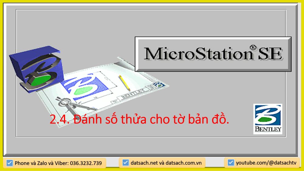 2.4. Đánh số thửa cho tờ bản đồ.