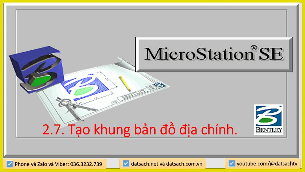 2.7. Tạo khung bản đồ địa chính.