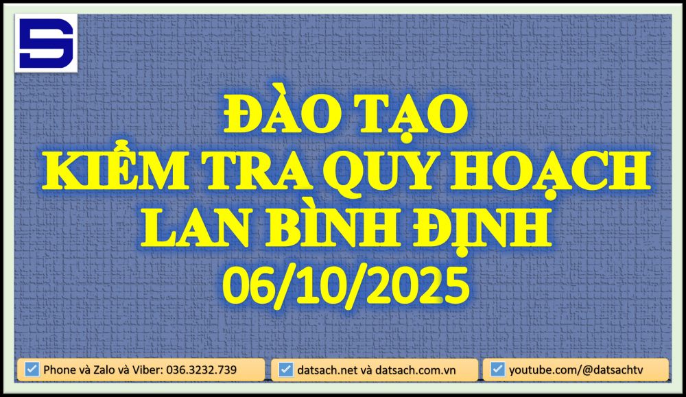 ĐÀO TẠO KIỂM TRA QUY HOẠCH_LAN BÌNH ĐỊNH_06.10.2025
