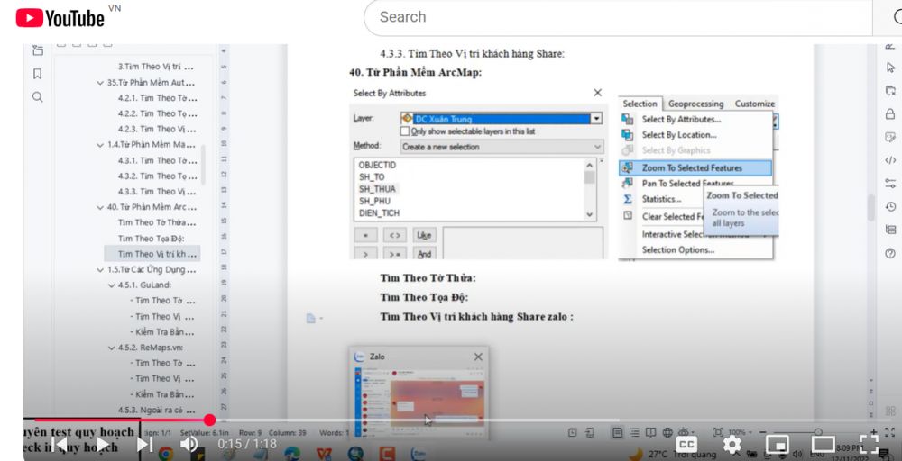 Bài B.II.40. TRA CỨU QUY HOẠCH Tìm Theo Tờ Thửa (Phần Mềm ArcGis10.8) 2 Bài B.II.40. TRA CỨU QUY HOẠCH Tìm Theo Tờ Thửa (Phần Mềm ArcGis10.8)