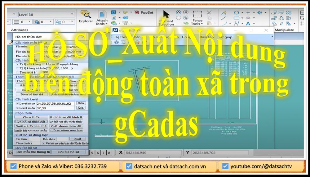HỒ SƠ_Xuất Nội dung biến động toàn xã trong gCadas