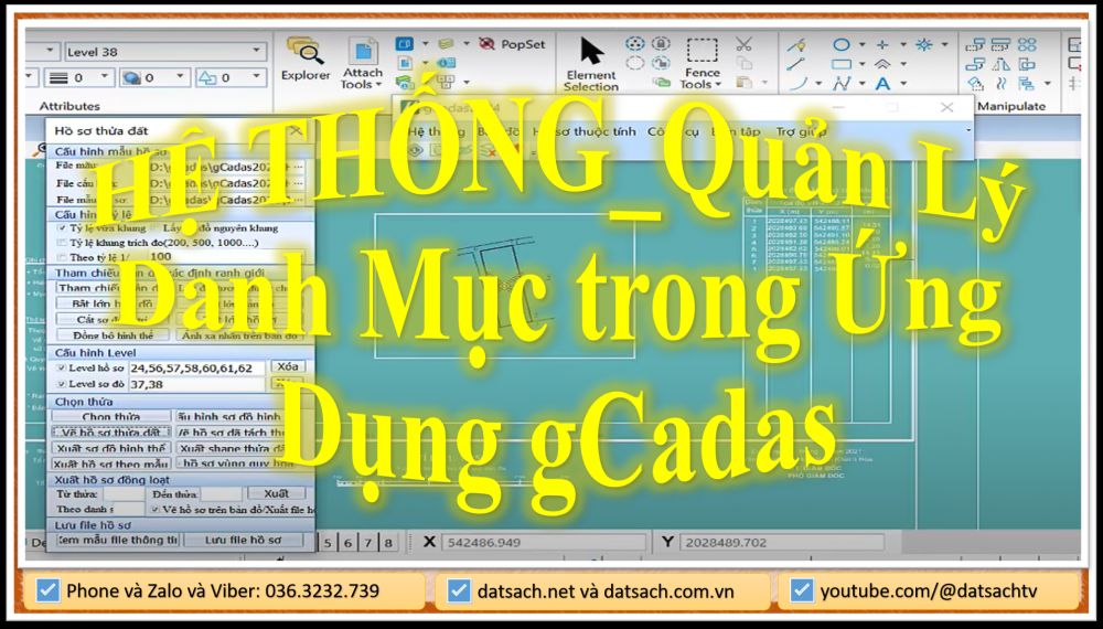 HỆ THỐNG_Quản Lý Danh Mục trong Ứng Dụng gCadas