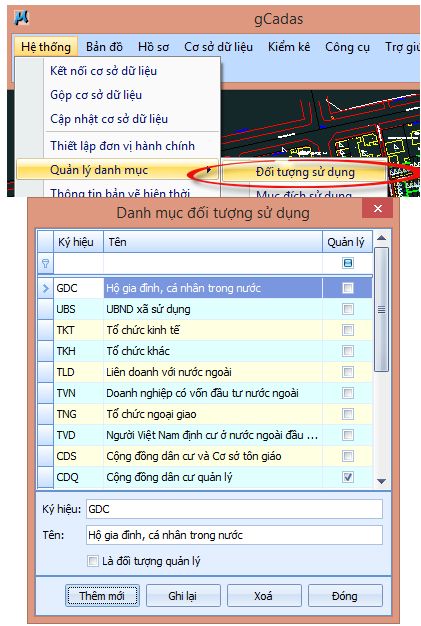 HỆ THỐNG_Quản Lý Danh Mục trong Ứng Dụng gCadas 2 HỆ THỐNG_Quản Lý Danh Mục trong Ứng Dụng gCadas