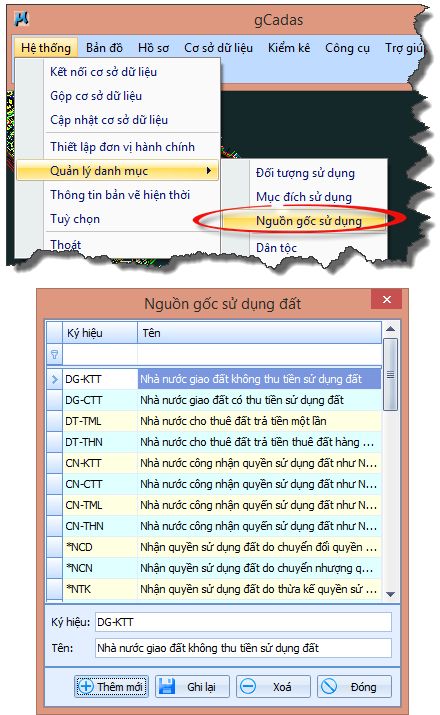 HỆ THỐNG_Quản Lý Danh Mục trong Ứng Dụng gCadas 4 HỆ THỐNG_Quản Lý Danh Mục trong Ứng Dụng gCadas