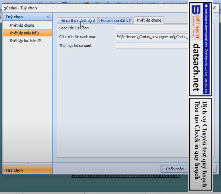 HỆ THỐNG_Tùy Chọn trong Ứng Dụng gCadas 6 HỆ THỐNG_Tùy Chọn trong Ứng Dụng gCadas