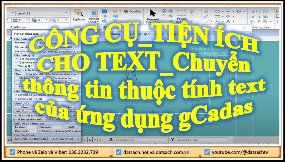 CÔNG CỤ_TIỆN ÍCH CHO TEXT_Chuyển thông tin thuộc tính text của ứng dụng gCadas