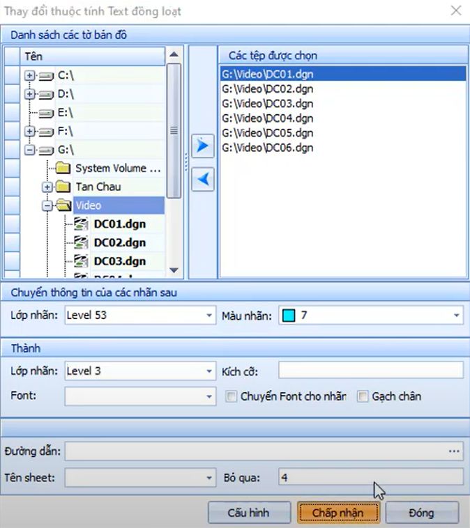 CÔNG CỤ_TIỆN ÍCH CHO TEXT_Chuyển thông tin thuộc tính text của ứng dụng gCadas 5 CÔNG CỤ_TIỆN ÍCH CHO TEXT_Chuyển thông tin thuộc tính text của ứng dụng gCadas