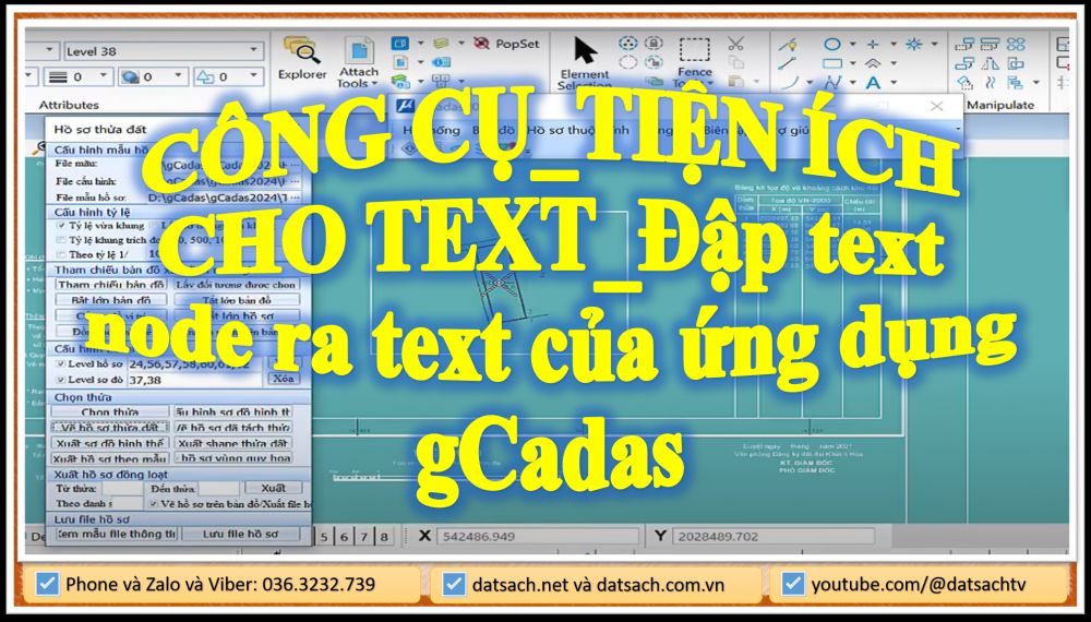 CÔNG CỤ_TIỆN ÍCH CHO TEXT_Đập text node ra text của ứng dụng gCadas
