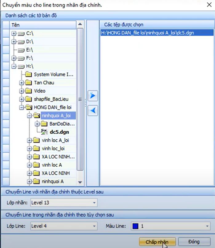CÔNG CỤ_TIỆN ÍCH CHO LINE_Chuyển Màu, Lớp cho line trong nhãn địa chính của ứng dụng 4 CÔNG CỤ_TIỆN ÍCH CHO LINE_Chuyển Màu, Lớp cho line trong nhãn địa chính của ứng dụng