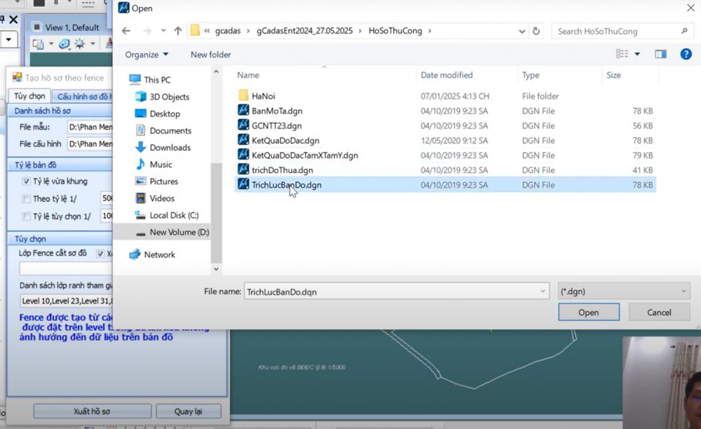 Xuất Hồ Sơ Kỹ Thuật Không Topo_Xuất Hồ Sơ Thủ Công_Trích Lục Thửa Đất