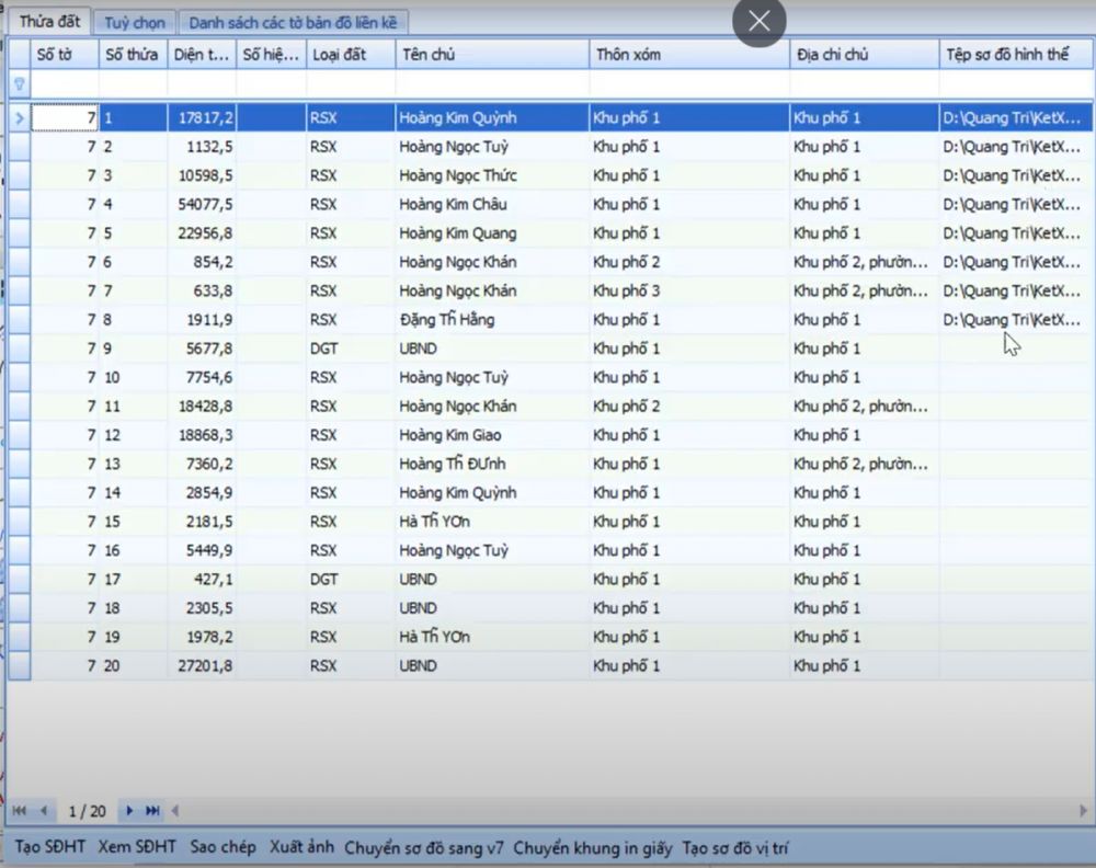 Xuất Hồ Sơ Kỹ Thuật_Đối với trường hợp có sơ đồ hình thể