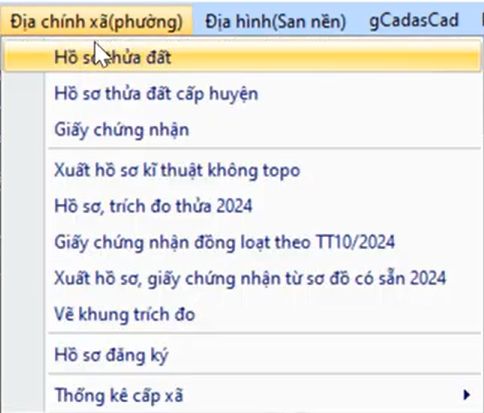 HỒ SƠ ĐẤT CẤP XÃ_Trích Đo Bản Đồ Thông Tư 25_trong ứng dụng gCadas 2024. 2 HỒ SƠ ĐẤT CẤP XÃ_Trích Đo Bản Đồ Thông Tư 25_trong ứng dụng gCadas 2024.